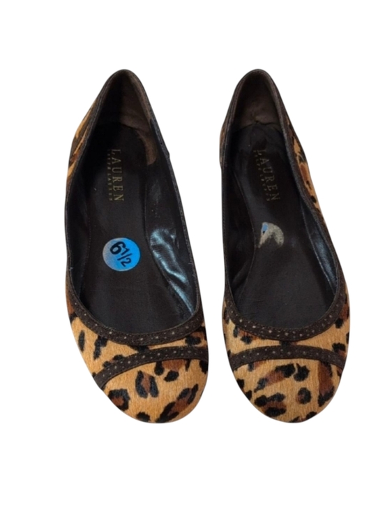 Lauren Ralph Lauren Shoes - Lauren Ralph Lauren Calf Hair Leopard Print Flats